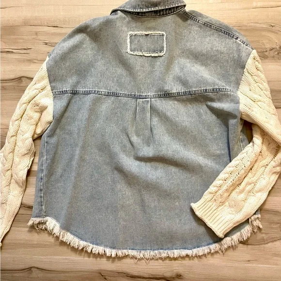 Blu Pepper Light Blue Denim Jacket - Picture 3 of 3